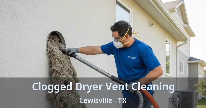 Clogged Dryer Vent Cleaning Lewisville - TX