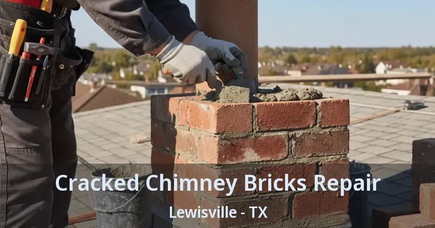 Cracked Chimney Bricks Repair Lewisville - TX