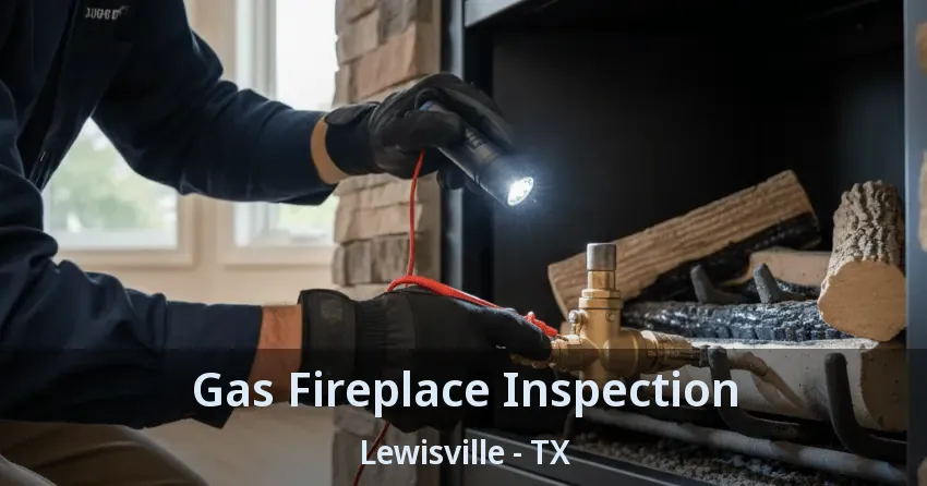 Gas Fireplace Inspection Lewisville - TX