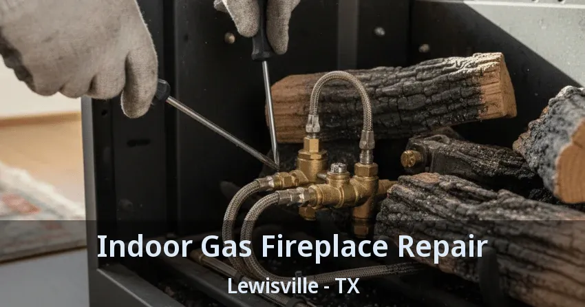 Indoor Gas Fireplace Repair Lewisville - TX