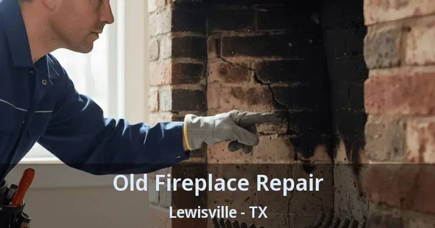 Old Fireplace Repair Lewisville - TX