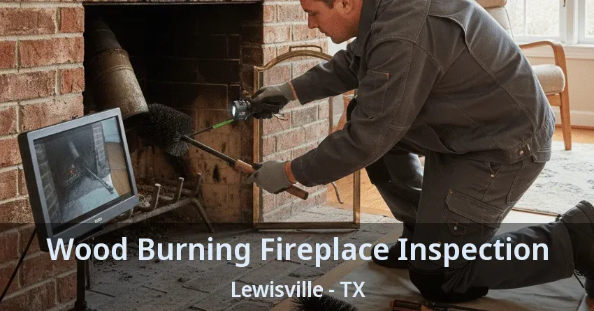 Wood Burning Fireplace Inspection Lewisville - TX